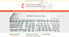 Desktop Screenshot of marktwaindistrictumc.org